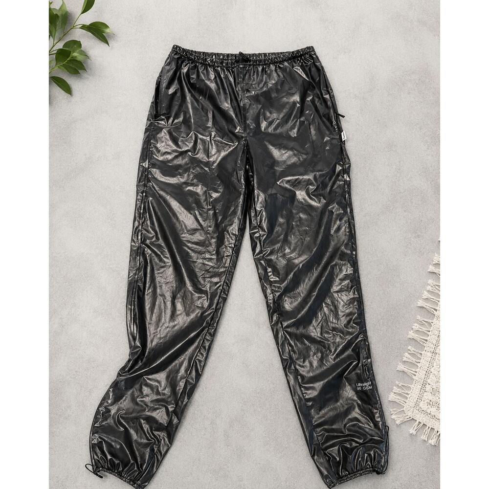 RAINS Ultralight 95 GSM Rain Pants Unisex M Black Waterproof PU Coated